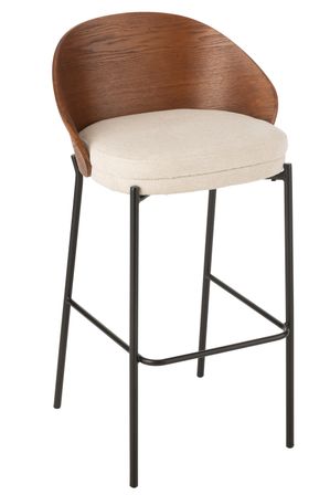 Chaise haute de bar LONE – Design élancé et confort assuré