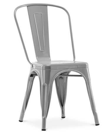 Chaise industrielle acier brillant renforcé Kalax - Haut de gamme