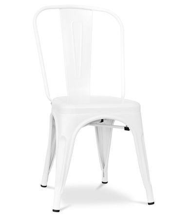 Chaise industrielle acier mat renforcé Kalax - Haut de gamme