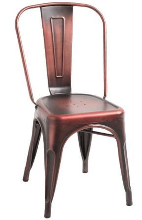 Chaise industrielle acier vintage Kontoir