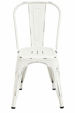 Chaise industrielle KONTOIR en acier vintage