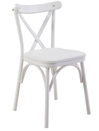 Chaise Kortal en bois et métal - Élégance rustique pour la cuisine