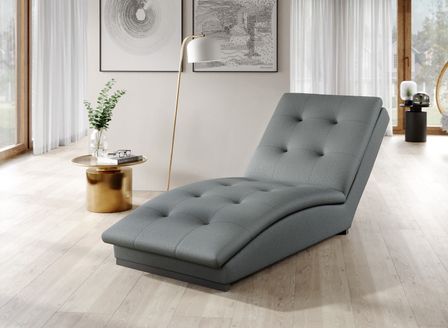 Chaise longue en tissu BORA – Confort allié à la modernité