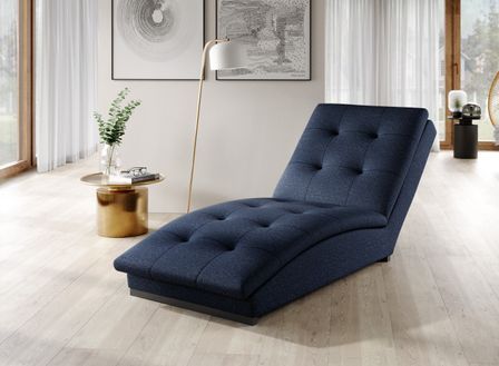 Chaise longue en tissu BORA – Confort allié à la modernité