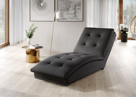 Chaise longue en velours BORA – Moderne & confortable