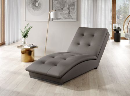 Chaise longue en velours BORA – Moderne & confortable