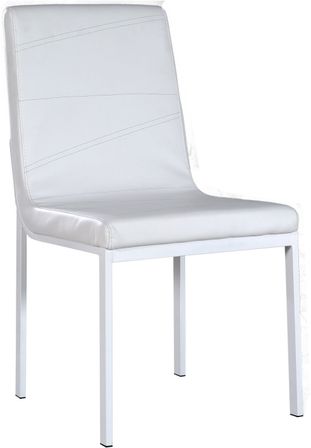 Chaise moderne blanche Sona - Lot de 2