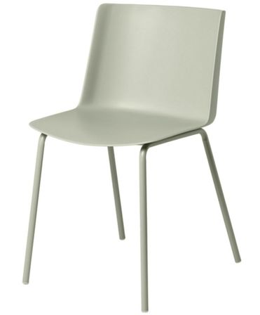 Chaise moderne en polypropylène et métal Kova