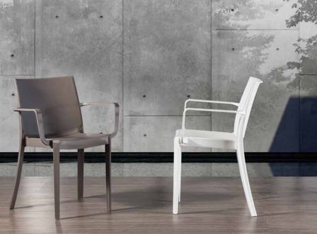 Chaise polypropylène Livio - Lot de 4