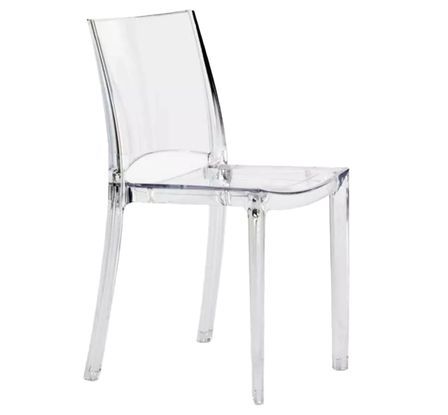 Chaise transparente SIDE