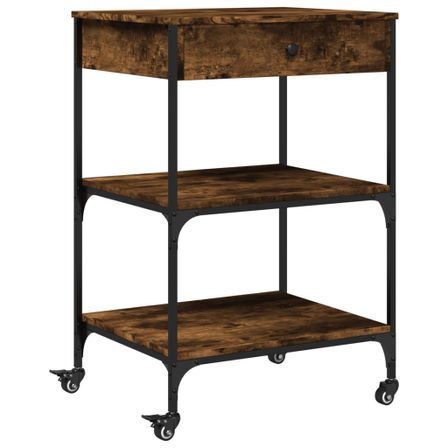 Chariot de cuisine 1 tiroir Kinka L 60 x H 90 x P 48 cm – Mobilité et rangement pratique