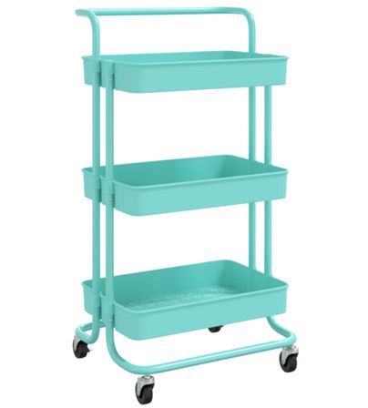 Chariot de cuisine 3 niveaux en métal Luiza 42 cm - Compact et pratique