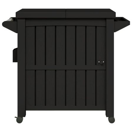Chariot de jardin 3 en 1 noir polypropylène
