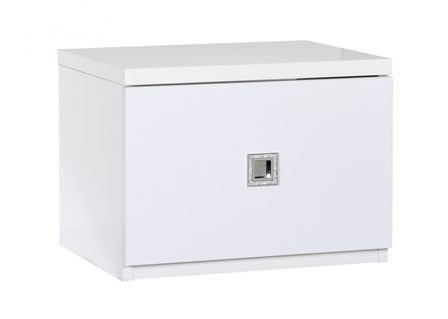 Chevet blanc laqué Strass