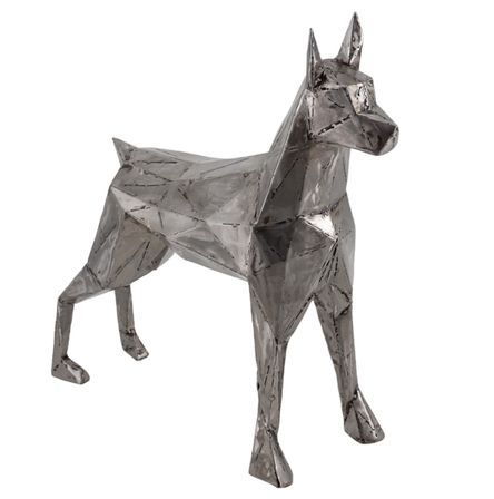 Chien figure décorative en fer LIKO L 65 cm