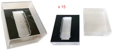 Ck Box- Ck Box Pack 15 Pcs CK_PLEXI_BOX_15