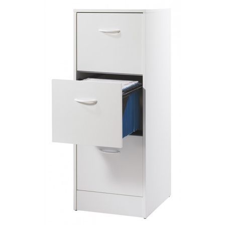 Classeur bureau 3 tiroirs OFFICE 108 cm – Rangement vertical pour dossiers suspendus