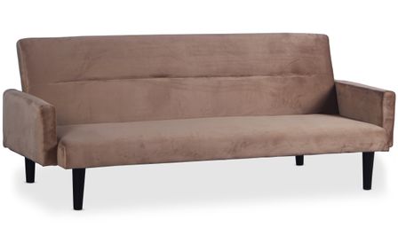 Clic clac 3 places velours taupe Bost