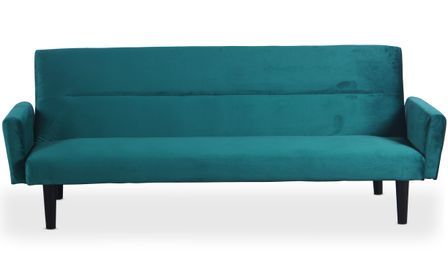 Clic clac 3 places velours vert Bost