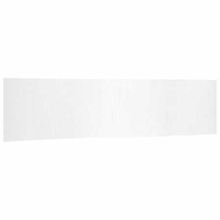 Cloison de séparation blanc 165x800 cm bambou