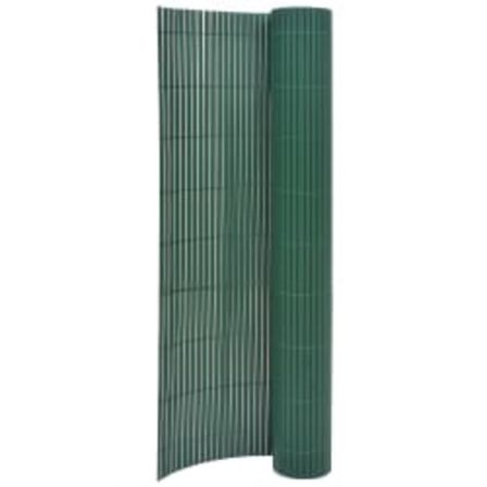 Clôture de jardin double face 110x400 cm Vert