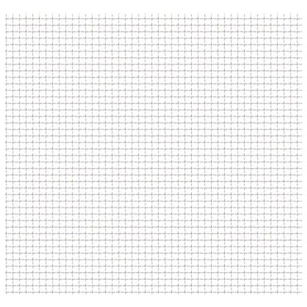 Clôture de jardin sertie Acier inoxydable 100x85 cm 21x21x2,5mm