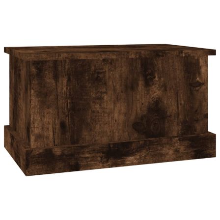 Coffre de rangement en bois Homira L 50 x H 28 x P 30 cm - Classique et intemporel