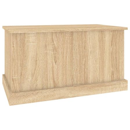 Coffre de rangement en bois Homira L 70 x H 38 x P 40 cm - Classique et intemporel