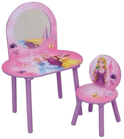 Coiffeuse avec chaise Princesses Disney