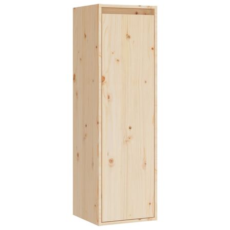 Colonne murale en bois massif Niko L 30 x H 100 x P 30 cm - Compacte et Pratique