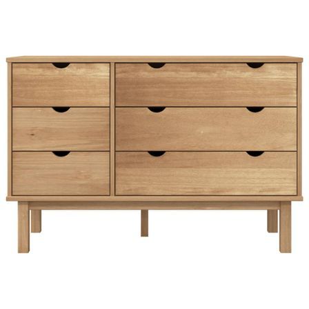 Commode 111x43x73,5 cm bois de pin massif