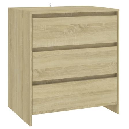 Commode 3 tiroirs en bois Klary 70 cm - intemporelle et fonctionnelle