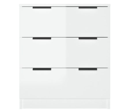 Commode 3 tiroirs moderne Karona 60 cm - Choix raffiné pour un rangement efficace