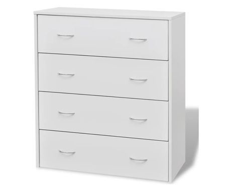 Commode 4 tiroirs Chikee 60 cm - Bois d'ingénierie