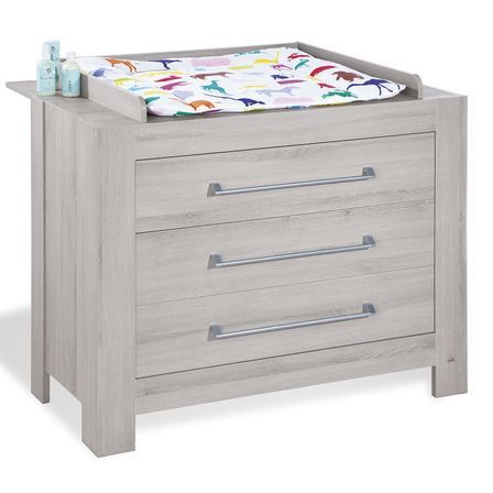 Commode à langer Bois Gris cendré Somnio