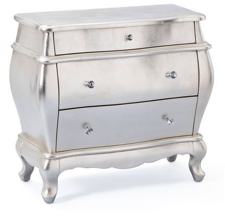Commode Baroque argentée Fantastica
