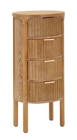 Commode Gothenburg bois naturel 3 tiroirs design