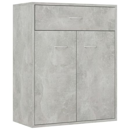 Commode Gris béton 60 x 30 x 75 cm 2