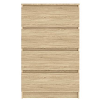 Commode haute 4 tiroirs en bois Agency - Fonctionnalité à votre service