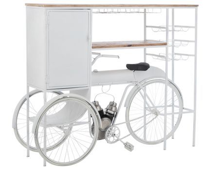 Comptoir de bar tricycle métal Daniela L 173 cm