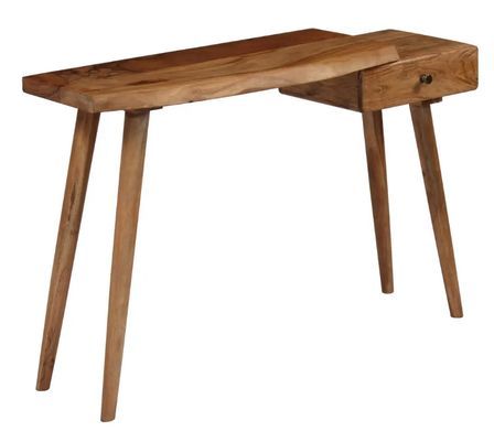 Console 1 tiroir acacia massif foncé Sokena