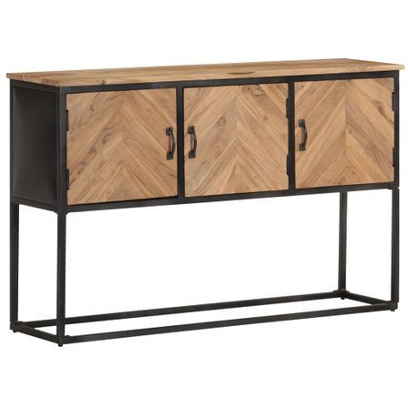 Console 120x30x75 cm Bois d'acacia solide 2