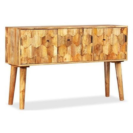 Console 3 portes manguier massif clair Sopra