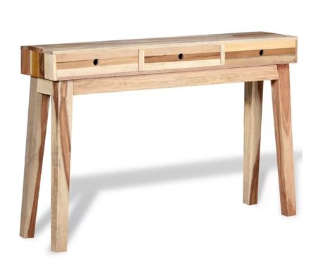 Console 3 tiroirs bois recyclé Misty