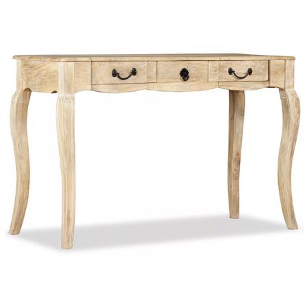 Console 3 tiroirs manguier massif clair Sempra