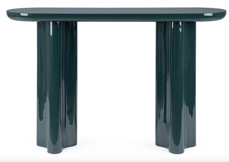 Console en bois brillant OTILIA 120 cm