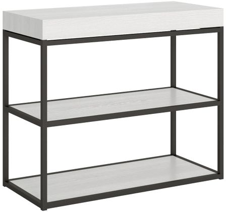 Console extensible avec étagères Spacio