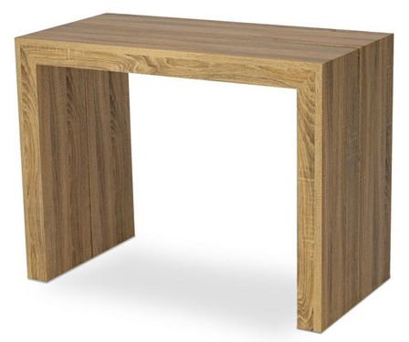 Console extensible bois chêne sonoma Saunier 50/300 cm