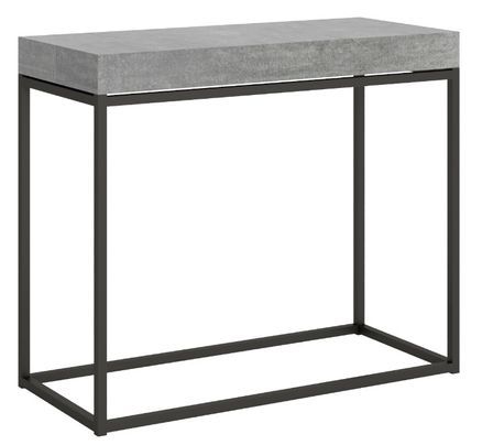 Console extensible bois et acier Noro