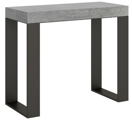 Console extensible bois et acier Tiroz